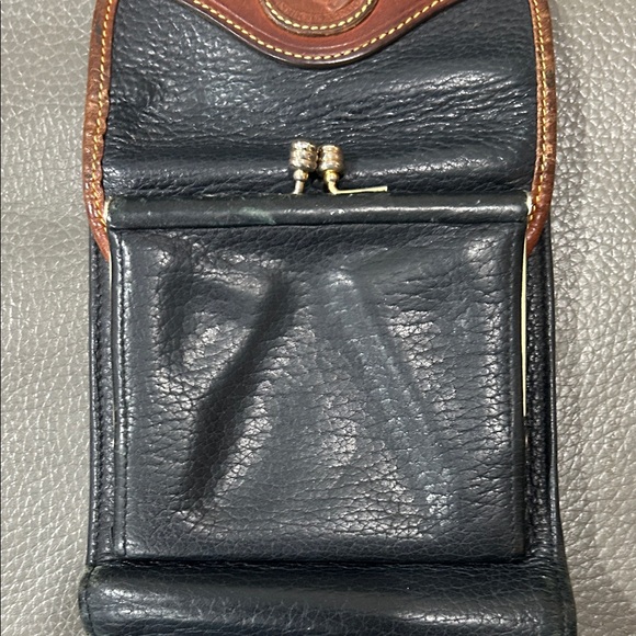 Vintage Dooney & Bourke All-Weather Pebbled Leather Wallet GUVC - Picture 7 of 10